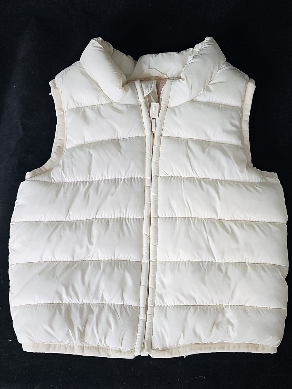 Old Navy Cream Quilted Baby Vest